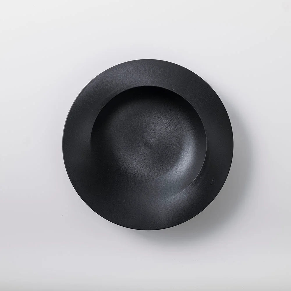 Deep plate scoop, unbreakable plate, 25.7cm diameter, Made in Japan