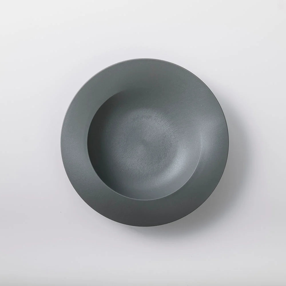 Deep plate scoop, unbreakable plate, 25.7cm diameter, Made in Japan